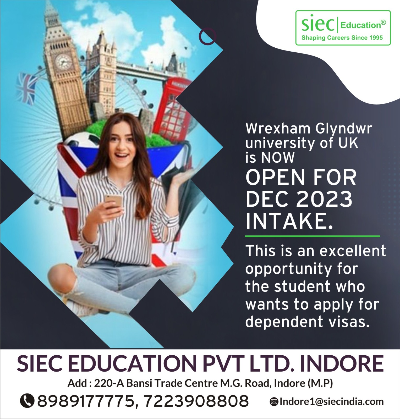 UK Study Consultant In Indore